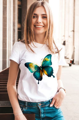 Эксклюзивная футболка Yana Pletneva упаковка плотный Zip пакет!  фото 5