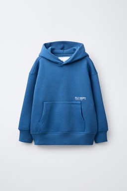 BASIC SLOGAN HOODIE
