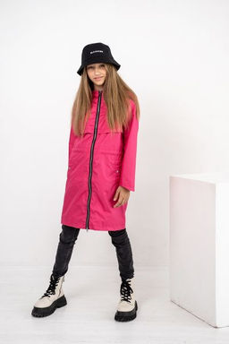 Плащ для девочки "Найс" фуксия