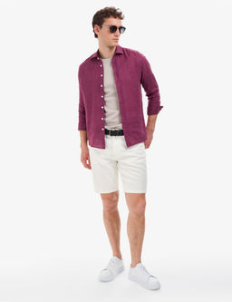 M_rd_m %100 Keten Regular Fit Uzunkollu G_mlek