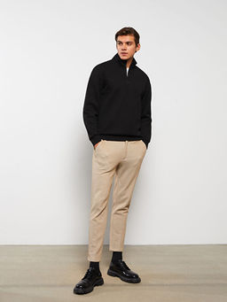 Fermuarl? Dik Yaka Uzun Kollu Erkek Sweatshirt - Waikiki фото 3