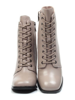 04-E29W-15HK BEIGE Ботинки зимние женские (натуральная кожа, натуральный мех)