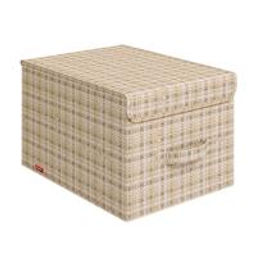 VAL LB-BOX-LM Короб стеллажный с крышкой, большой, 30*40*25 см, LONDON BEIGE, шт