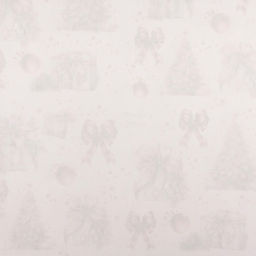 Цена за 10 шт. Бумага упаковочная новогодняя "Снежная ёлка", глянец, 80 г/м2 , 50 х 70 см.