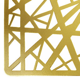 Салфетка декоративная Лучи 30х45см ПВХ, золото (Китай) - Домашняя мода фото 2