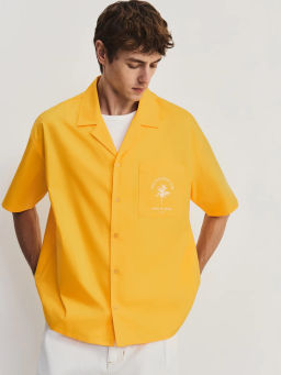 Рубашка с вышивкой на груди ZR2605043009-8 / Zarina