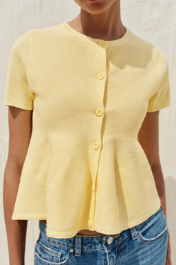 PEPLUM CARDIGAN - Zara фото 2