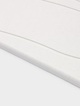 Коврик из диатомитового камня SAVANNA, 40×60 см, толщина 1 см, белый