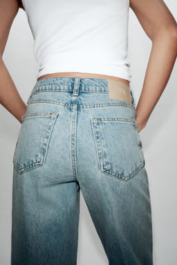JEANS Z1975 STRAIGHT TIRO ALTO / Azul claro - Zara фото 7