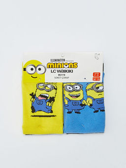 Minions Desenli Erkek ?ocuk Soket ?orap 3l? - Waikiki фото 3