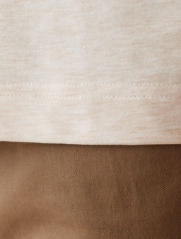 Футболка из премиального хлопка с авторским принтом - Vilatte фото 6