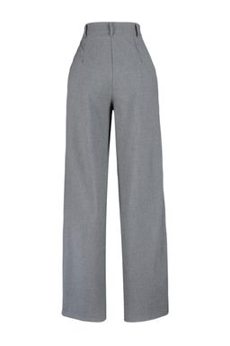 Antrasit Palazzo/Extra Genis Paca Dokuma Kumas Pantolon TWOSS23PL00062 Palazzo