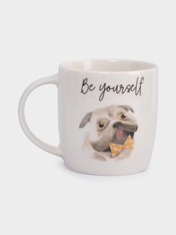 Кружка, 380 мл, фарфор N, белая, Серый кот и Пес, Pets - Anna lafarg фото 4