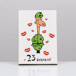 Цена за 5 шт. Подарочная коробка Любимый солдат, 21?15?5.7 см