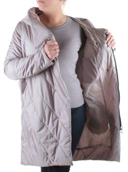 203 DK. BEIGE Пальто зимнее облегченное женское YIGAYI - Fashion фото 7