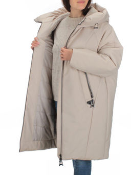 M-9097 BEIGE Пальто зимнее женское CORUSKY (верблюжья шерсть) - Фабричный китай фото 7