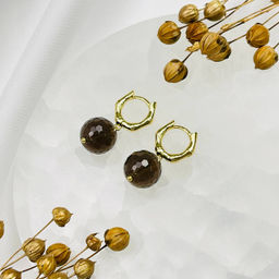 Серьги из Раухтопаза