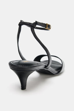 MID-HEEL SANDALS WITH ANKLE STRAP - Zara фото 8