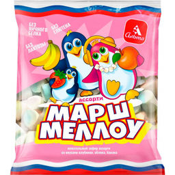 Зефир Маршмеллоу Ассорти ЯблБананКлубн 100г