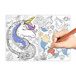 Раскраски набор Весёлые рисунки, 8 шт. по 12 стр., А5