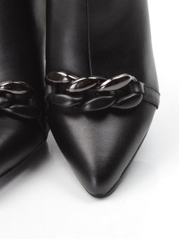 01-PCM343-1 BLACK Ботинки демисезонные женские (натуральная кожа, байка) - Фабричный китай фото 15