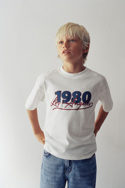 VARSITY SLOGAN T-SHIRT - Zara фото 5