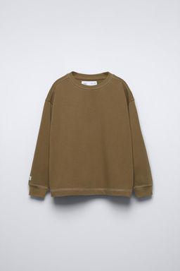TOPSTITCHED T-SHIRT - Zara фото 7