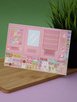 Наклейки-игра "Showcase pink" (20,5*11,5 см)