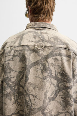 ABSTRACT PRINT OVERSHIRT - Zara фото 5