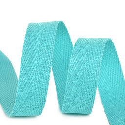 Лента-тесьма 15мм киперная 3,8г хлопок TBY.CT цв.F204 мятный уп.50м