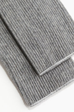 Rib-knit footless tights - H&m фото 5