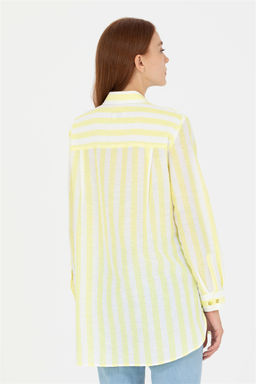 Женская неоново-желтая рубашка с длинным рукавом Неожиданная скидка в корзине - U.s. polo assn фото 5