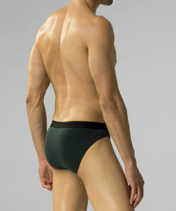 ATLANTIC 3MP-094 Трусы спорт Solid - набор 3 шт. черный + изумрудный + каберне  фото 3