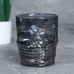 Стопка 6 штук 50 мл Череп / KL-S50 /уп 24/ графит - Галеонтрейд фото 3