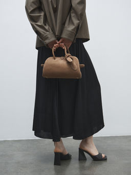 Женская сумка с ручками MAISON DAVID NATALY MINI Артикул 4638085, бежевый