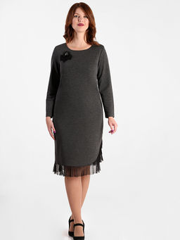 РОКСАЛИНА 1404.С1 Платье+ брошь