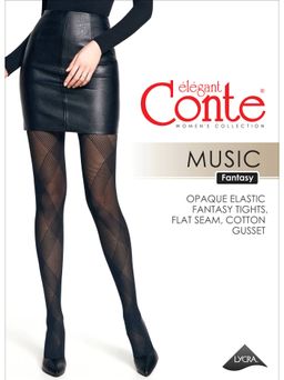 Колготки женские MUSIC - nero - Conte elegant фото 3