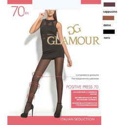 Колготки женские GLAMOUR Positive Press 70 цвет чёрный (nero), р-р 4