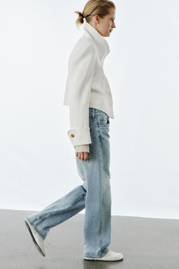JEANS ZW COLLECTION RELAXED STRAIGHT TIRO BAJO / Azul - Zara фото 8