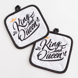 Кухонный набор Доляна Queen, прихватка 17*17 см - 2 шт,100% п/э  фото 2