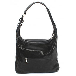 Сумка женская натуральная кожа ADEL-186 (отделка ИСК/КОЖА), 1отд+кар/пер. черный 263190