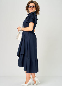 Платье EVA GRANT 7297 синий