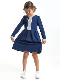 Платье трикотажное UD 6702 синий - Mini maxi фото 3