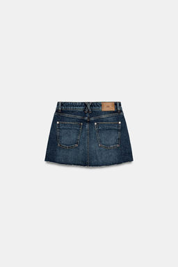 FALDA PANTAL?N Z1975 DENIM BAJO SIN COSTURAS / Azul - Zara фото 7
