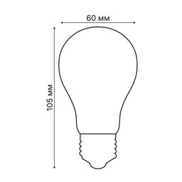 LED-A60-7W/SW/E27/230V/WF/CL GLS81TR Умная лампа светодиодная Wi-Fi+Bluetooth, диммируемая. Форма "А", прозрачная. Стеклянная колба. 2700-6500K. Голосовое управление+приложение UnielSmart. TM Uniel