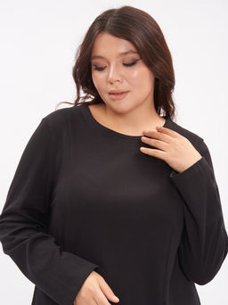 Туника с клиньями ZTU15002BLK01 - Артесса фото 3