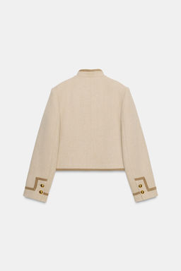 TOGGLE SHOULDER PAD JACKET - Zara фото 8