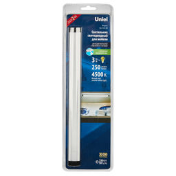ULI-F48-3W/4500K SENSOR IP20 SILVER Светильник светодиодный для мебели. 300*25*9мм. 250Lm. ТМ Uniel