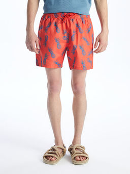 K?sa Boy Desenli Erkek Deniz ?ortu