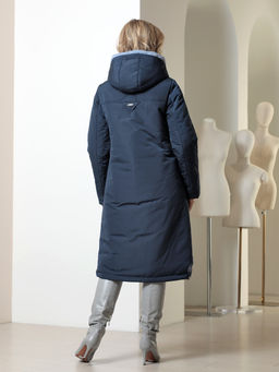 25421 Пальто т.синий